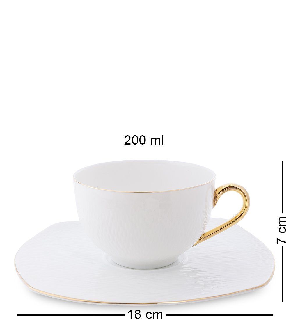 Pavone AS-47 Чайный сервиз на 6 перс. «Оро Бьянко»