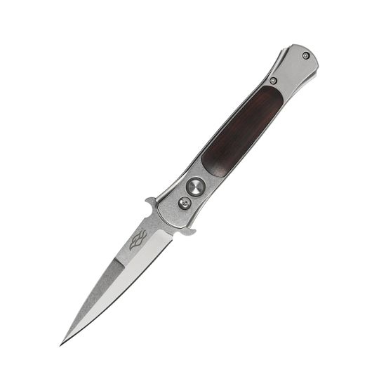 Складной нож Firebird by Ganzo F707 черный G707 c клинком из стали 440C, рукоять дерево