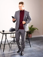 Джемпер Турция тонкий теплый с горлом