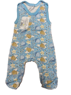 Ползунки длинные на кнопках швы наружу из кулирки (100% хлопок) на рост 56 см