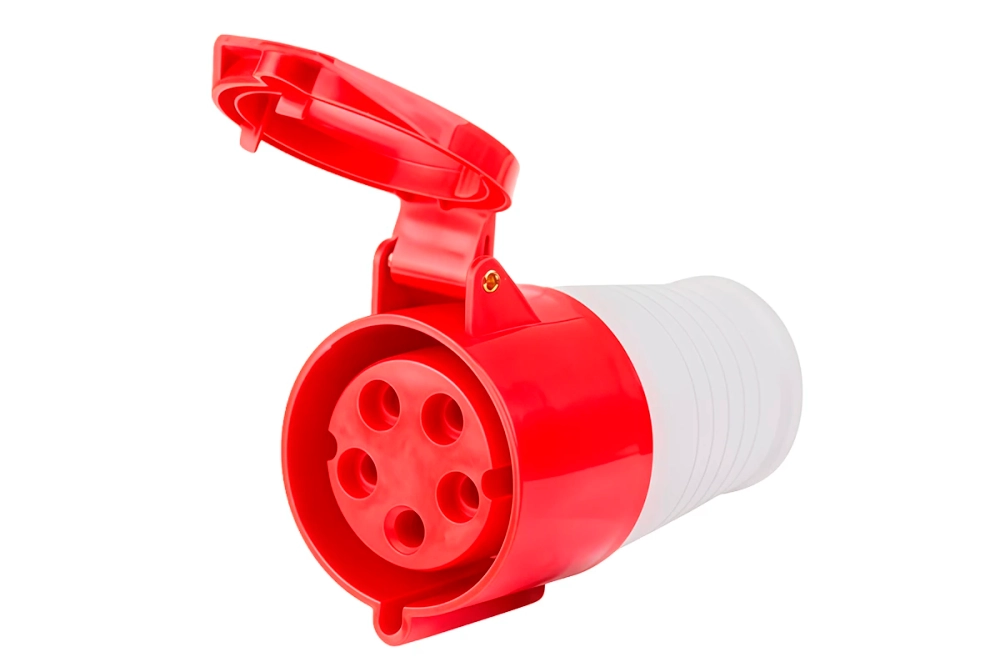 Розетка переносная 5 контактов 3Р+РЕ+N 32А 380В IP44 REXANT