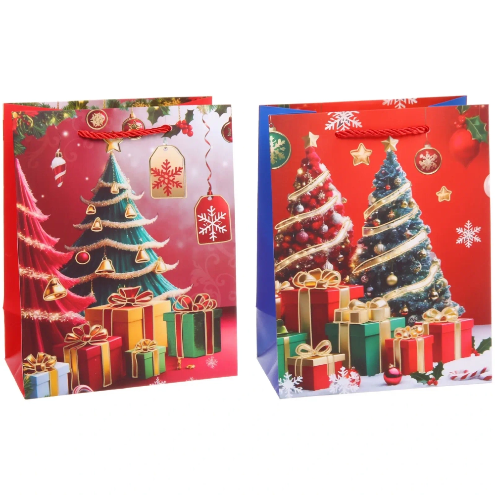 Пакет подарочный «Северная сказка» 23*18*10 см, микс