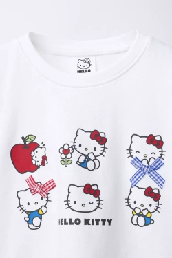 ZARA ПИЖАМА С ПРИНТОМ HELLO KITTY © SANRIO, СИНИЙ