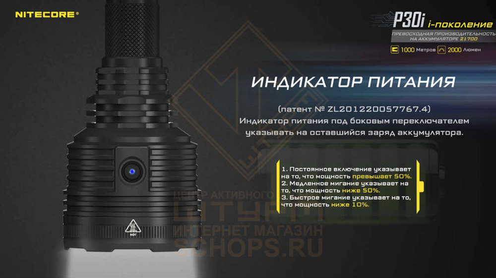 Фонарь Nitecore P30i Hunting Kit