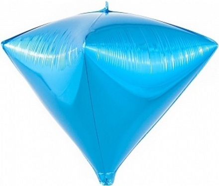 Шар 3D (20''/51 см) Алмаз Голубой