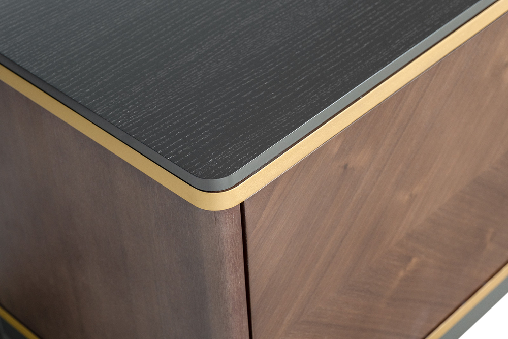 Тумба под ТВ 4-х дверная шпон 200x58x40см Garda Decor