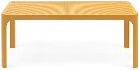 Столик пластиковый журнальный, Nardi Net Table 100, горчичный