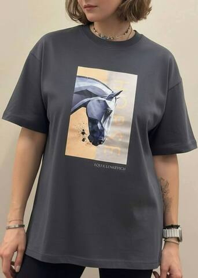 Футболка EQUxLenkevich (серый)