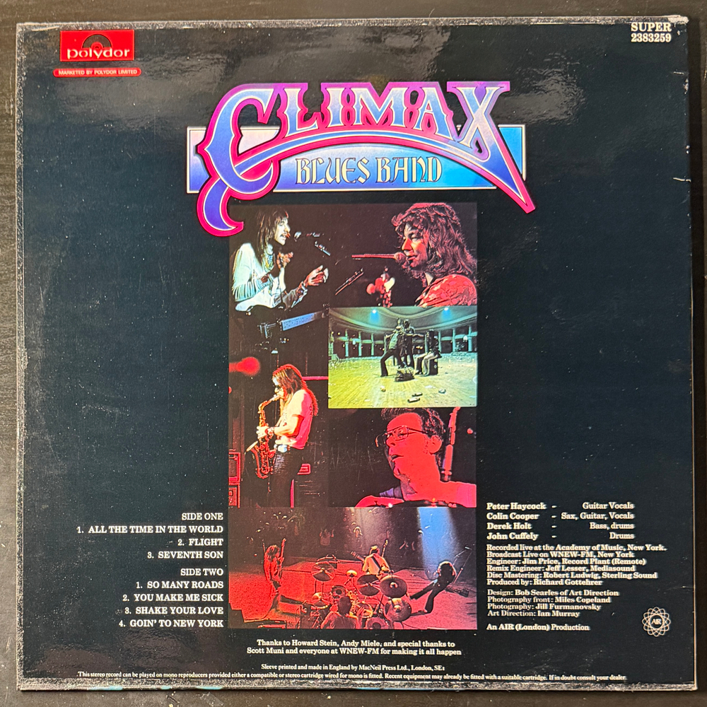 Climax Blues Band - Live (Англия 1974г.)