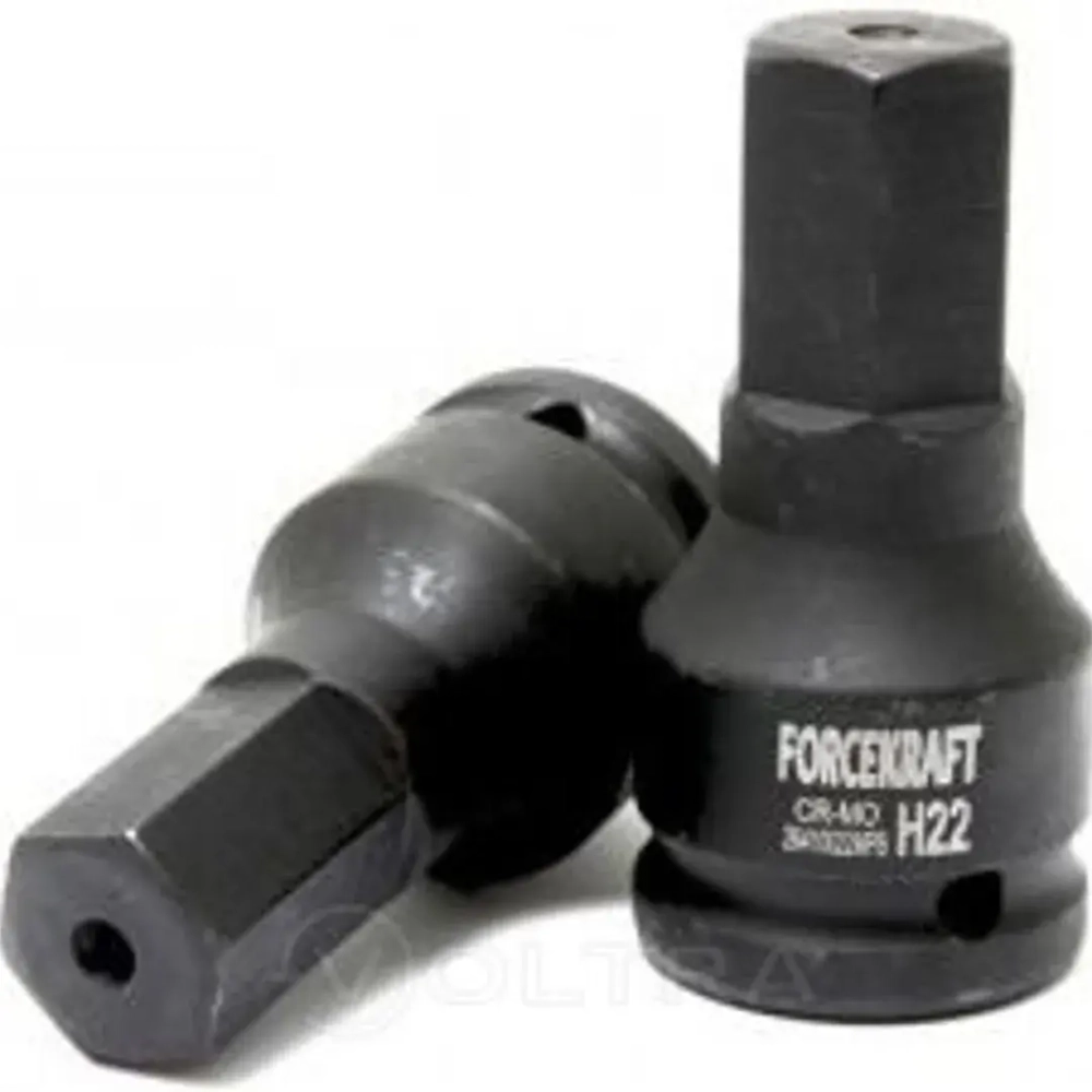 Головка-бита ударная 6-гранная 38мм,3/4'' FORCEKRAFT FK-26410038MPB