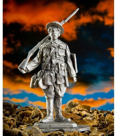 Оловянный солдатик Рядовой американской армии, 1915 г.