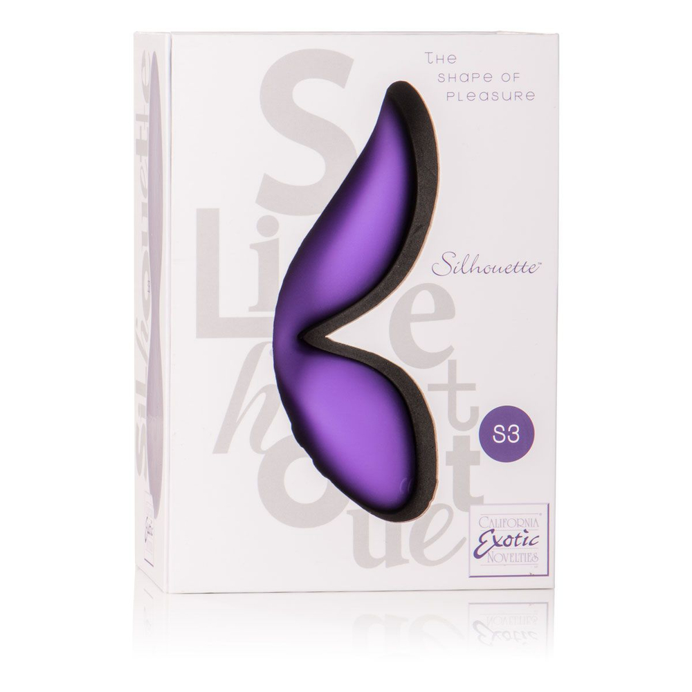 Фиолетовый вибромассажер Silhouette S3 - 12,75 см. (Цвет: фиолетовый)