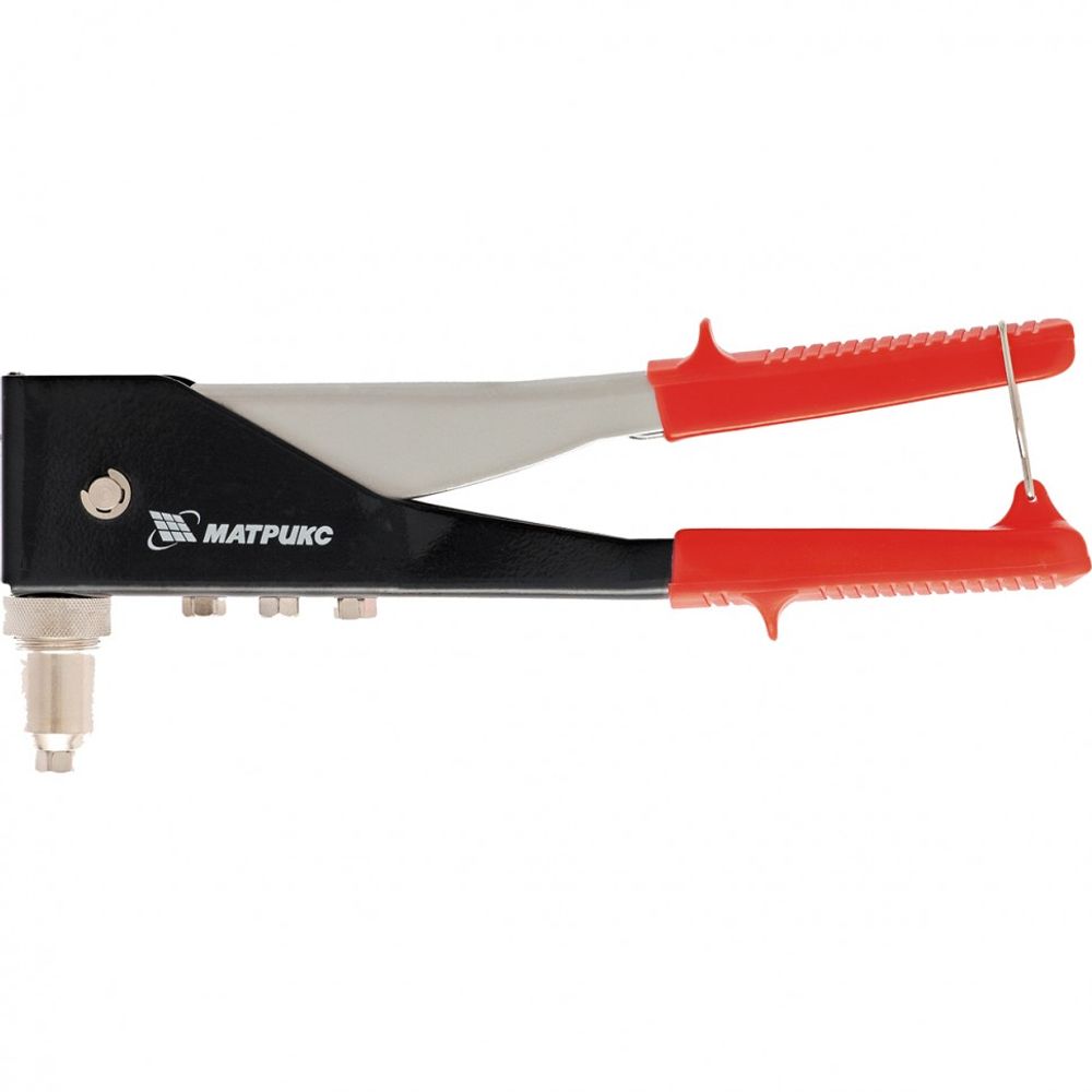 40527 Заклепочник, 250 мм, переставной 0-90 градусов, заклепки 2,4 - 3,2 - 4,0 - 4,8 мм МАТРИКС