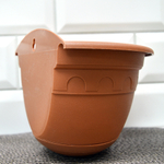 Кашпо настенное Колывань-терракот d=16 см