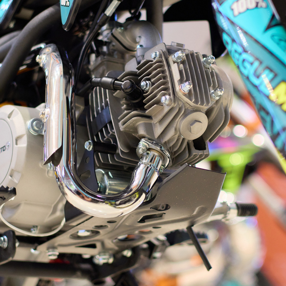 Питбайк Regulmoto SEVEN 125E 17/14 сине-желтый