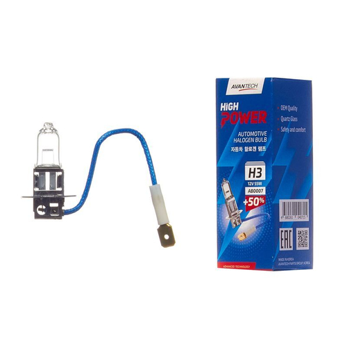 Лампа головного света Avantech H3 12V 55W AB0007