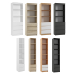 Стеллаж Woodville Мадера М600 лдсп белый