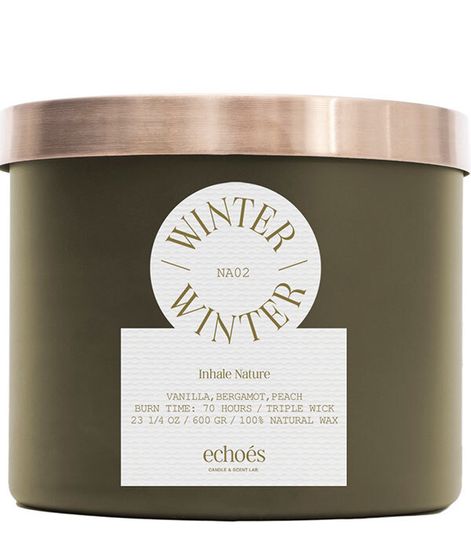 Winter, свеча Inhale Nature collection, Echoes