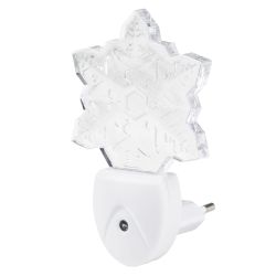 DTL-315 Цветок-White-Sensor Светильник-ночник. С фотосенсором день-ночь. Белый. ТМ Uniel