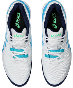 Теннисные кроссовки Asics Gel-Resolution 9 - White, Бирюзовый