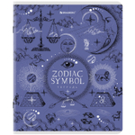 Тетрадь А5 48 л. BRAUBERG скоба клетка матовая ламинация фольга "Zodiac Symbol" (микс в спайке) (20 штук в упаковке)