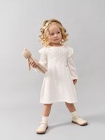 Платье вязаное "Молоко" 0+