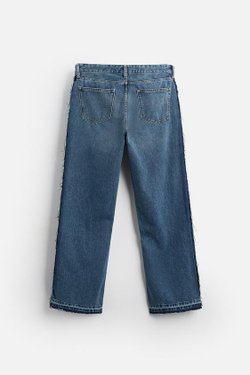 ZARA ДЖИНСЫ FLARED FIT, ВЫЦВЕТШИЙ СИНИЙ