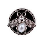 Объемные жемчужные пуговицы Пчела