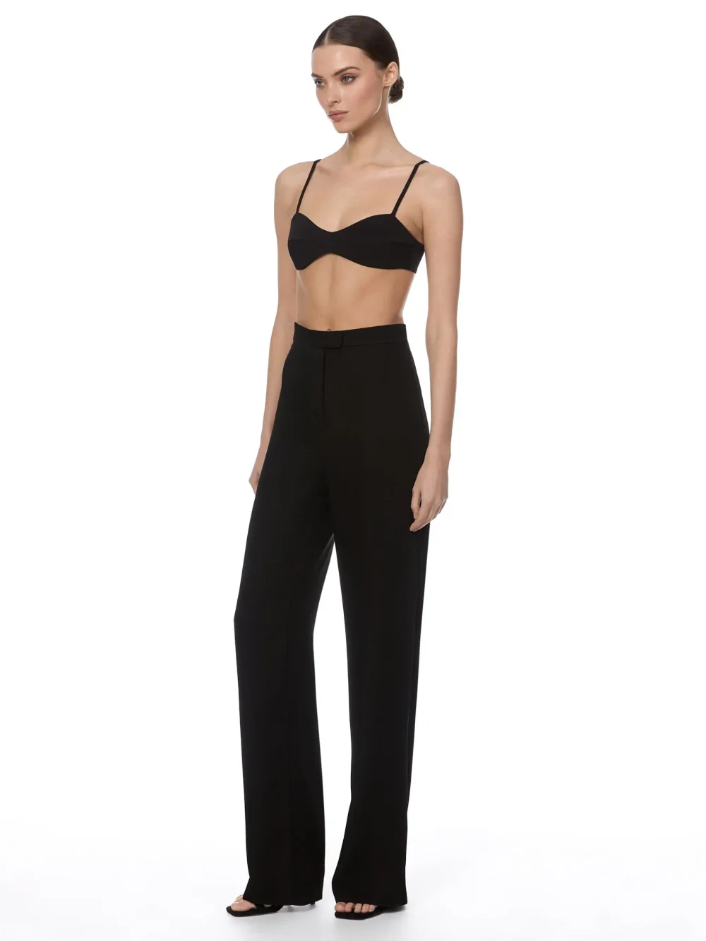 Брюки классические прямого кроя, Черный