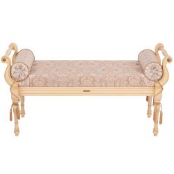 Банкетка Флоренция Айвори Каледония Даймонд Бисскоти