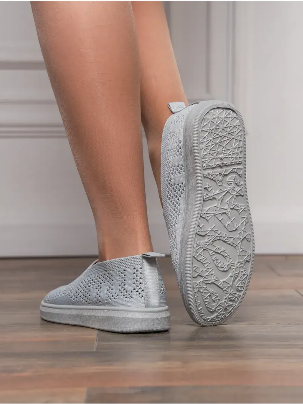 Мокасины летние текстильные