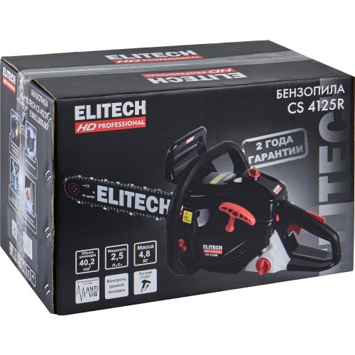 Бензопила ELITECH CS 4125R (E1611.005.00)