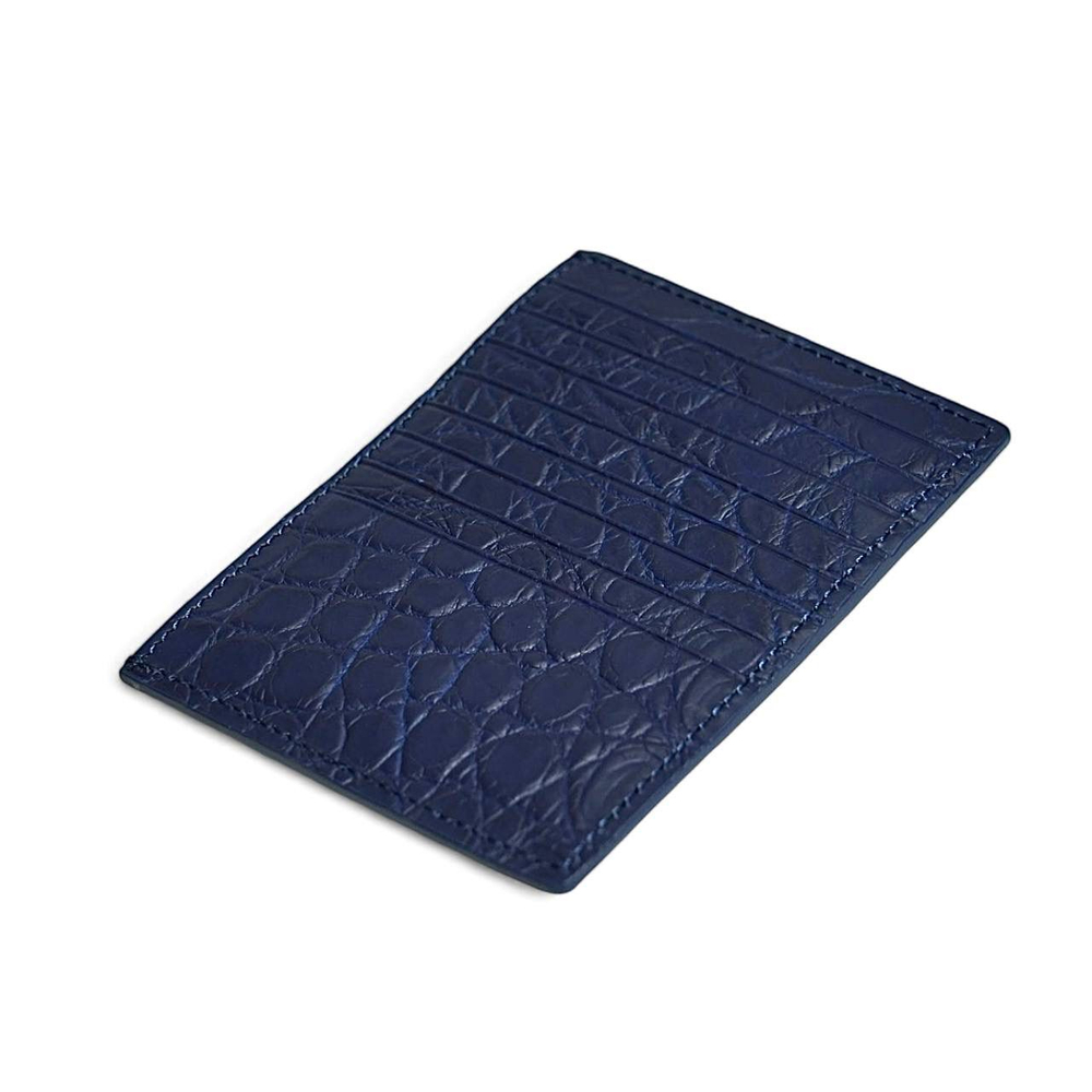 Картхолдер Bottega Veneta из кожи крокодила