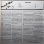 Uriah Heep / Uriah Heep Live (2LP)