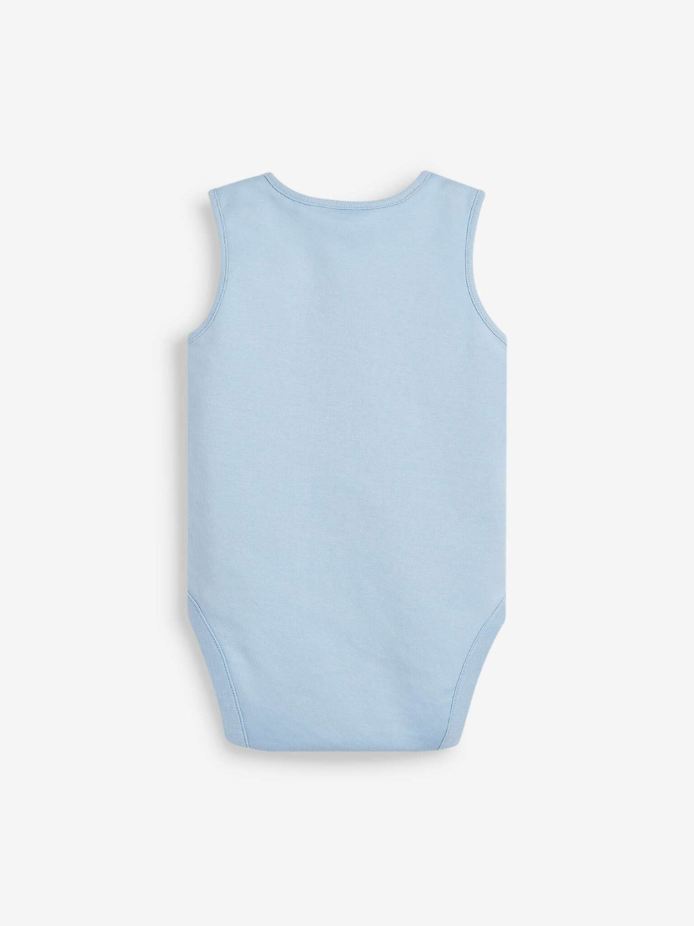 Боди без рукавов для малышей Next 357-780, 7 шт., Белый, Синий