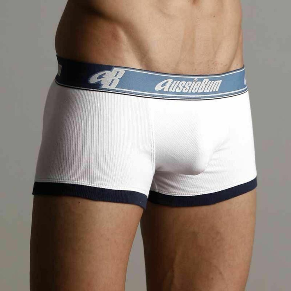 Мужские трусы хипсы белые Aussiebum Flex White AB00074