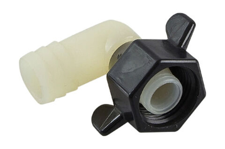 Фитинг Shurflo угловой резьба-"елочка" 1/2”-14 NPT(F)x5/8”