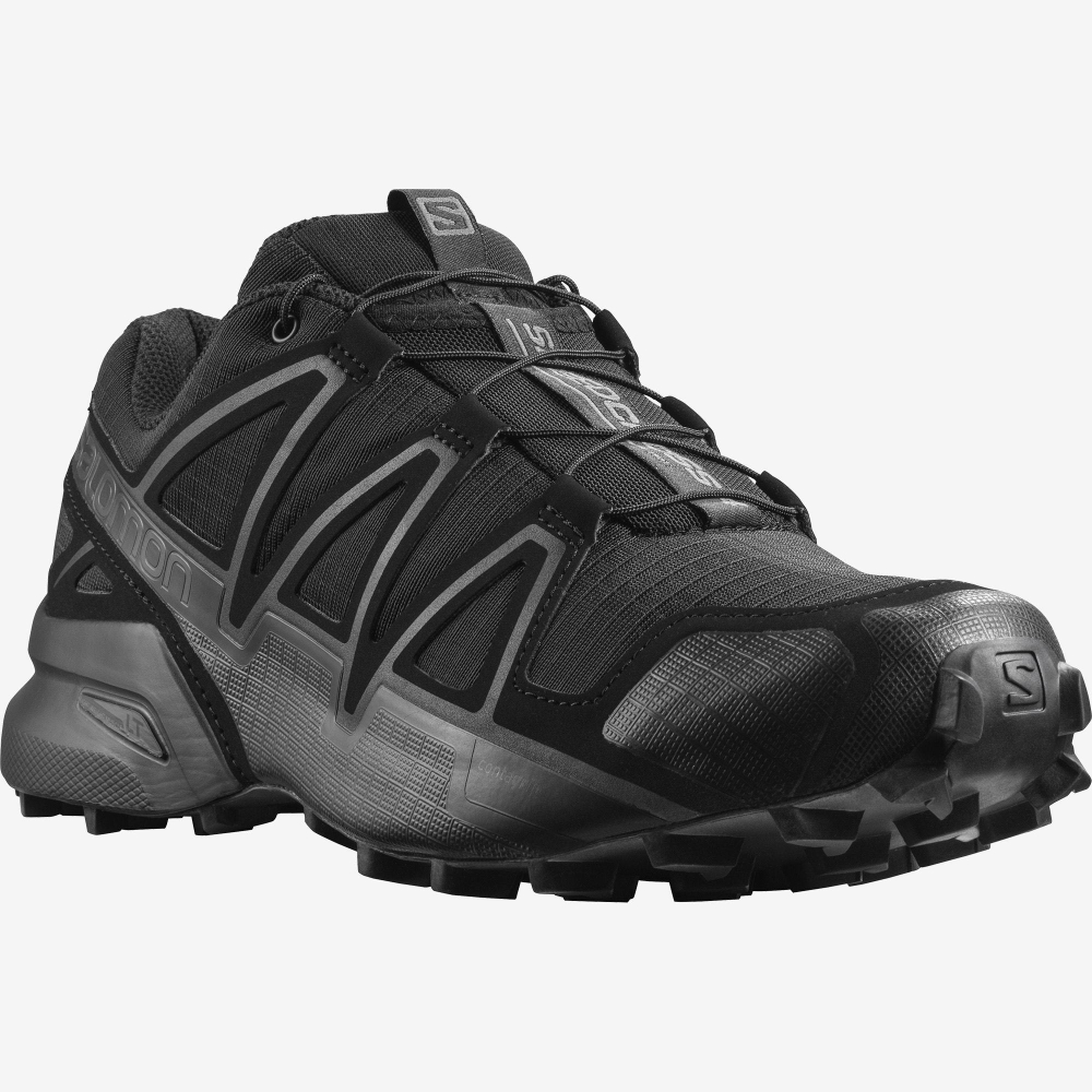 Ботинки Salomon Speedcross 4 Wide Forces - Black