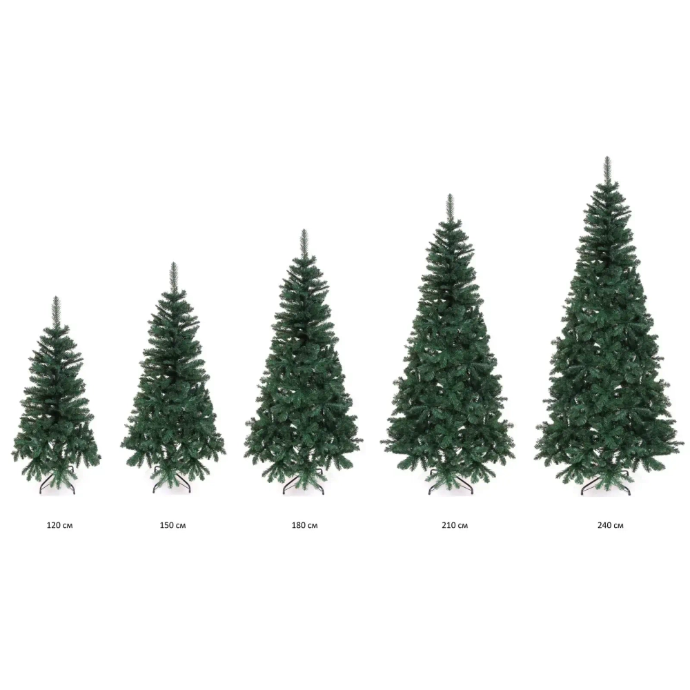 Елка «Волшебный лес» 210 см, ПВХ (870 веток)