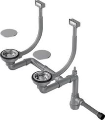 Арматура для двухчашевых моек с декоративными накладками WK-2C-IN(арт.4956476)