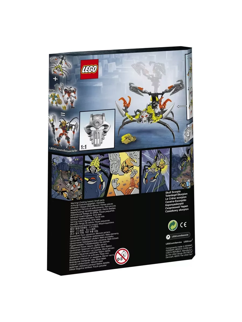Конструктор LEGO Bionicle Череп-Скорпион 70794