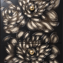 Комод Эн Берри с 4 ящиками Каштан