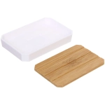 Мыльница Квадро белая