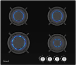 Газовая варочная панель Weissgauff HG 640 BG