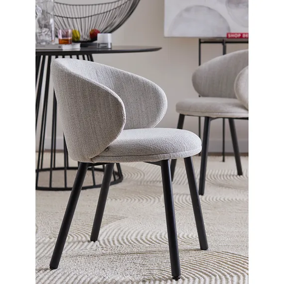 Стул Comfy, молочная рогожка