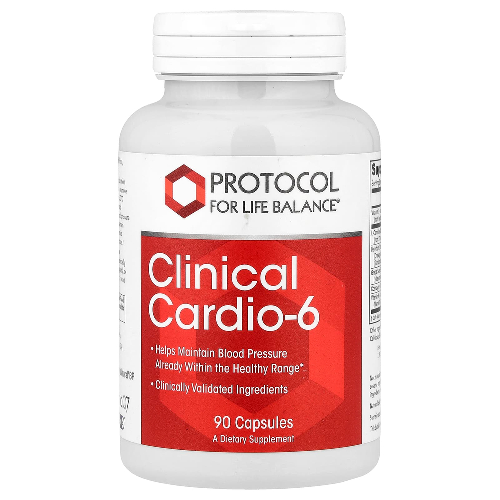 Protocol for Life Balance, Clinical Cardio-6, 90 капсул
