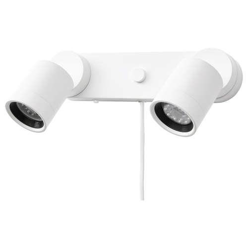 Настенный светильник IKEA NYMANE (НИМОНА), Белый, 2 лампы, 29 см