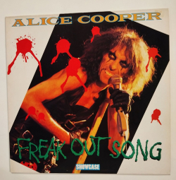 Винтажная виниловая пластинка LP Alice Cooper Freak Out Song (UK 1985)