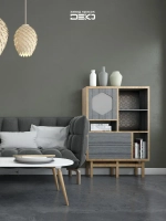 Краска для стен моющаяся DEKO ART интерьерная без запаха, хаки 2.5кг