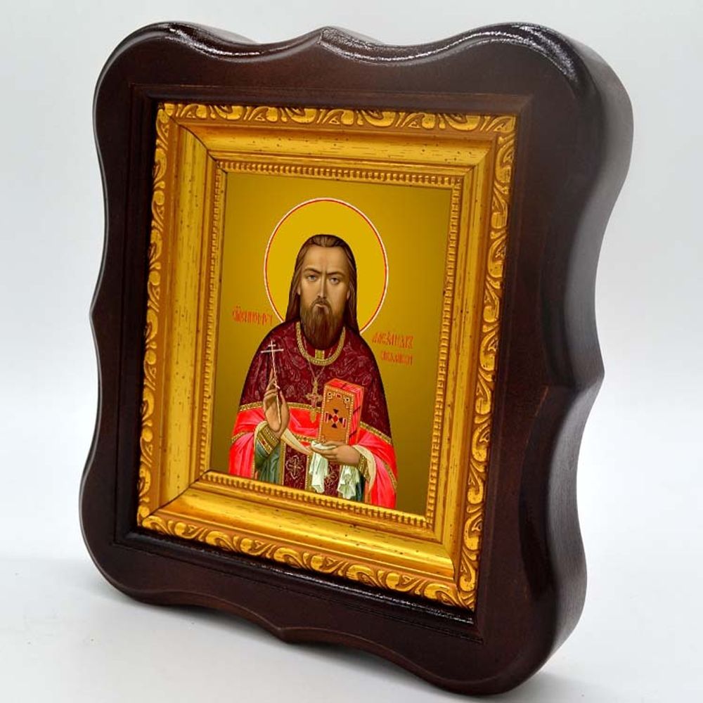 Александр Вислянский священномученик, пресвитер. Икона на холсте.